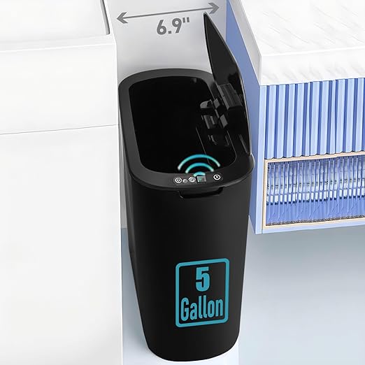 TIPGO 5 Gallon Motion Senor Bathroom Trash Can