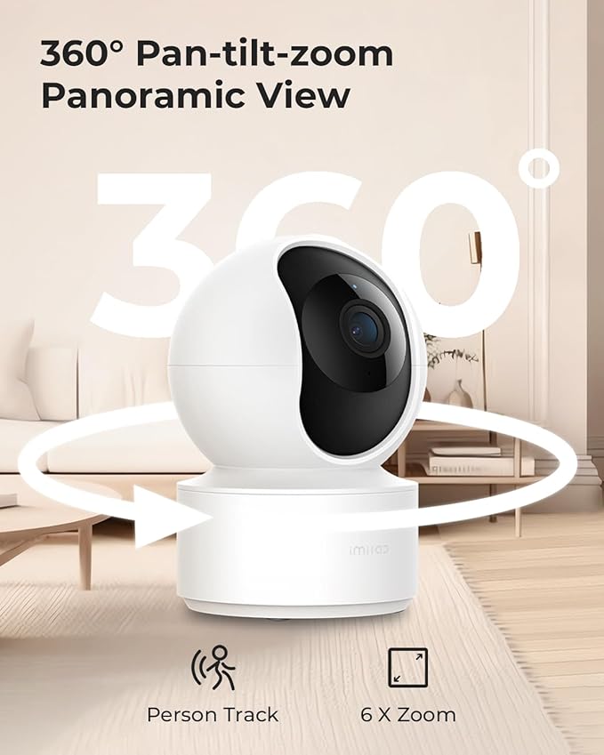 IMILAB C21 2 Pack 2.5K Security Camera Indoor, Room Camera