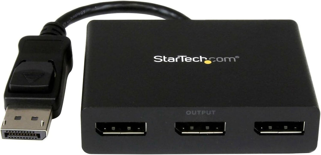 StarTech.com 3-Port DisplayPort 1.2 Splitter, DisplayPort to 3x DP
