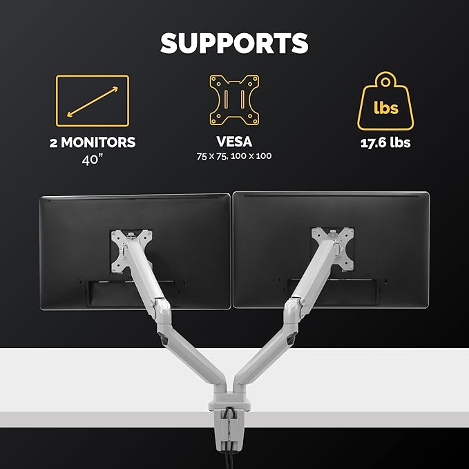 Fellowes Platinum Series Dual Monitor Arm