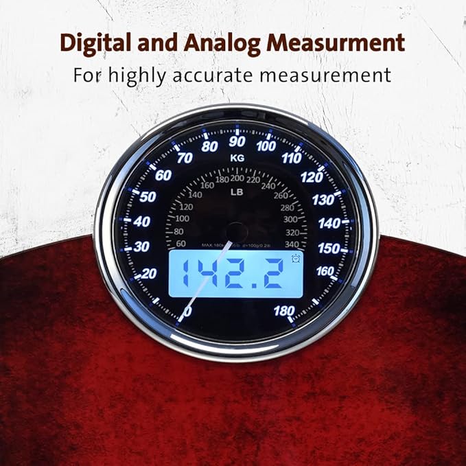 EILISON Highly Advance 2-in-1 Digital & Analog Weighing Scale
