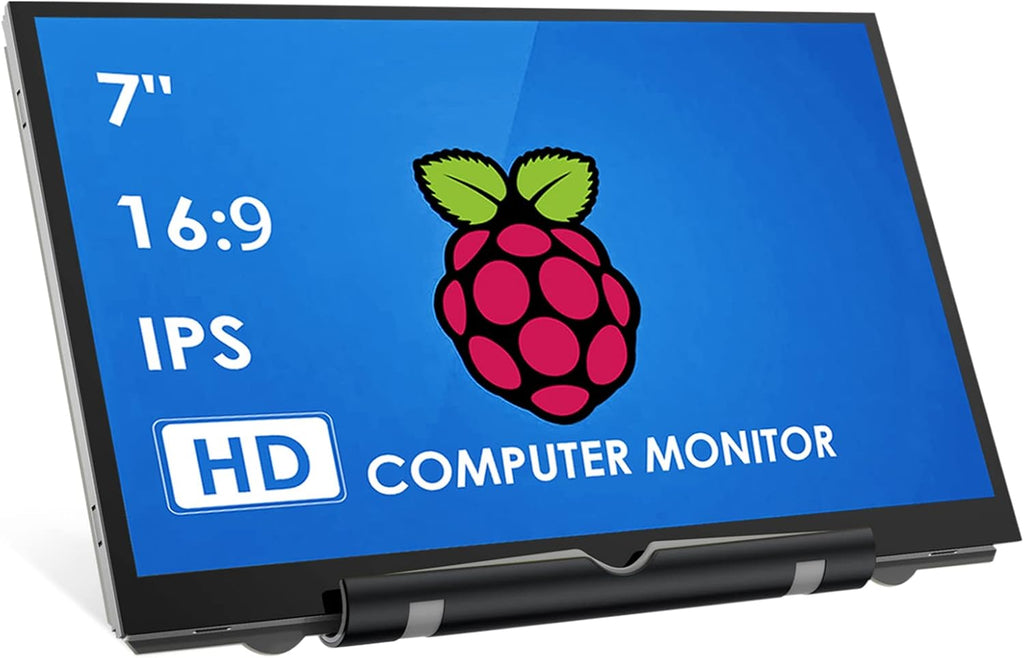 HMTECH 7 Inch Raspberry Pi Screen 800x480 HDMI Portable Monitor IPS LCD Screen