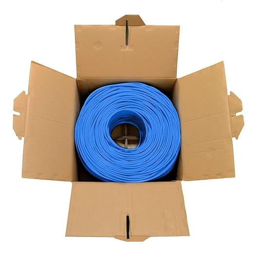 Dripstone CAT6 Ethernet Cable 1000ft Bulk Network LAN Wire 23AWG Solid CCA UTP