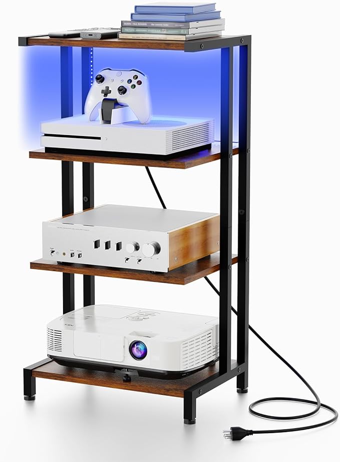 X-cosrack 16.5" Small 4-Tier AV Media Stand