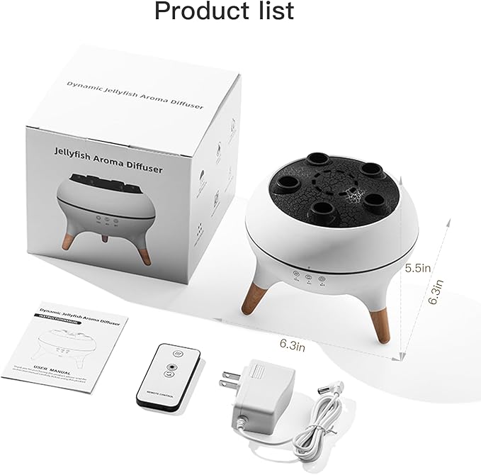 Essential Oil Diffuser 250ML, Jellyfish Diffuser Air Humidifiers Sound Pickup