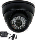 VideoSecu 700TVL Day Night Outdoor Security Camera Vandal Proof Built-in 1/3" Effio CCD Wide View Angle Lens 28 Infrared LEDs for CCTV DVR Home Surveillance with Power Supply 1PA