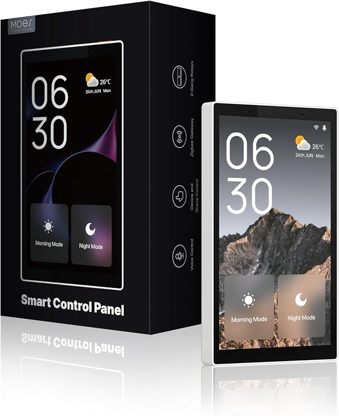 MOES Smart Home Touchscreen Control, In-wall Smart Panel