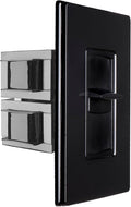 OSD 100W Sleek, Minimalist Design in Wall Volume Control, Slider Black