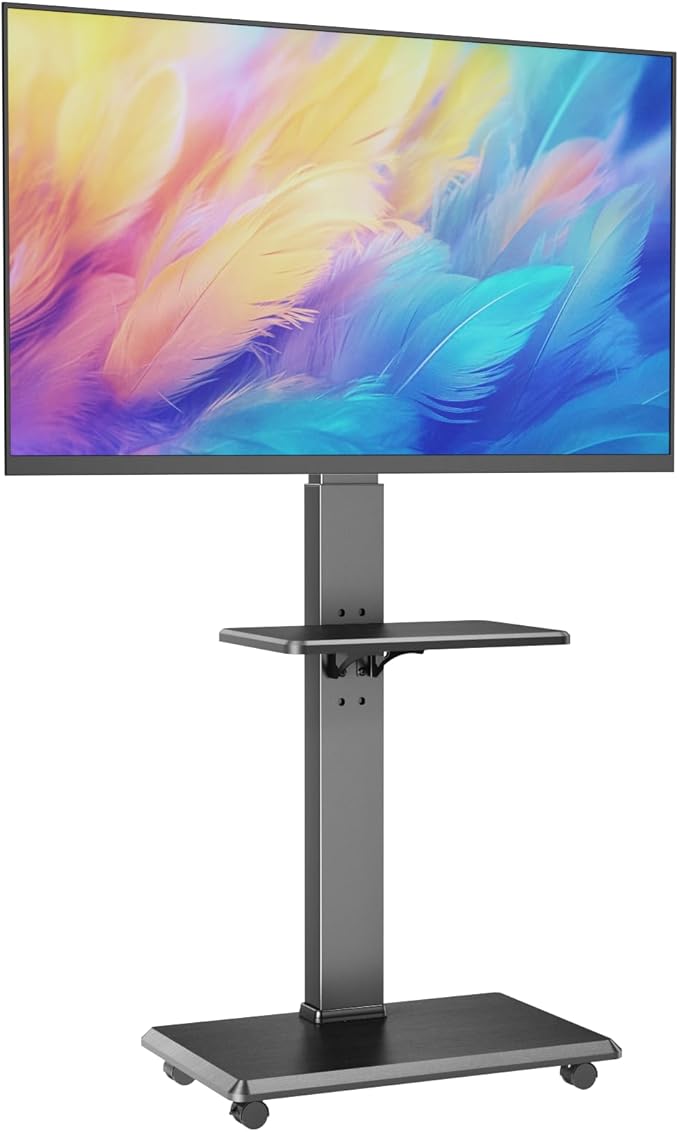 Rolling TV Stand, Mobile TV Cart
