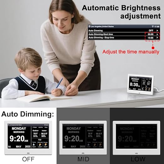 FEYBYLA 2025 New Digital Clock