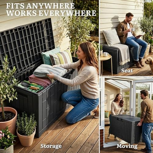 YITAHOME 60 Gallon Outdoor Storage Box