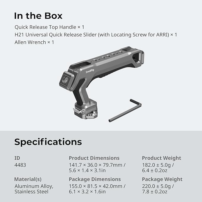 SmallRig Quick Release Top Handle
