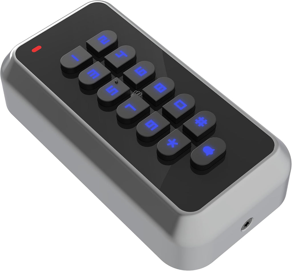 uhppote 125khz rfid door access control keypad card, close-up detail
