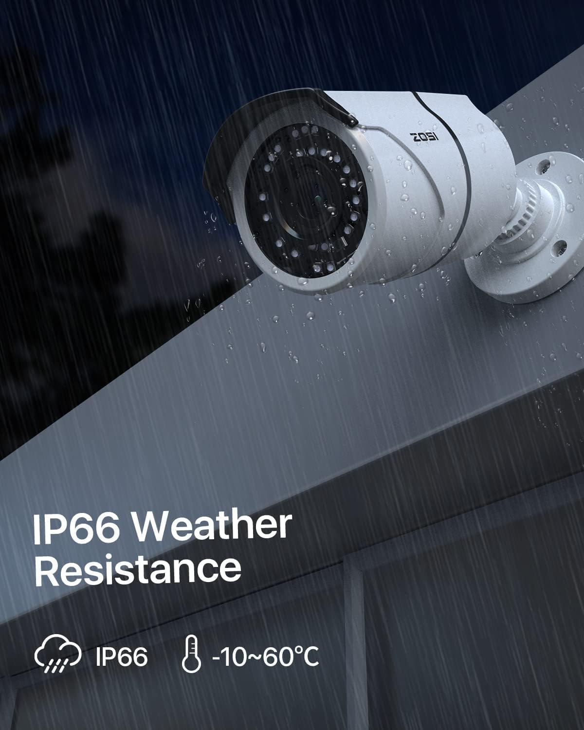 zosi 2-pack 5mp add-on poe security camera with, package contents