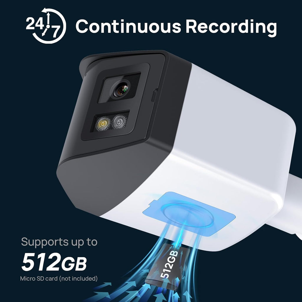 panoeagle 4mp dual lens poe ip security camera, package contents