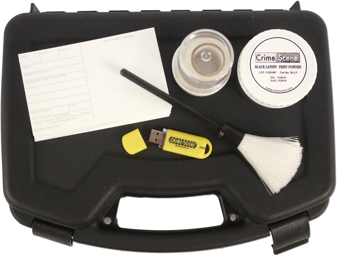 Crime Scene Latent Fingerprint Kit (Black)