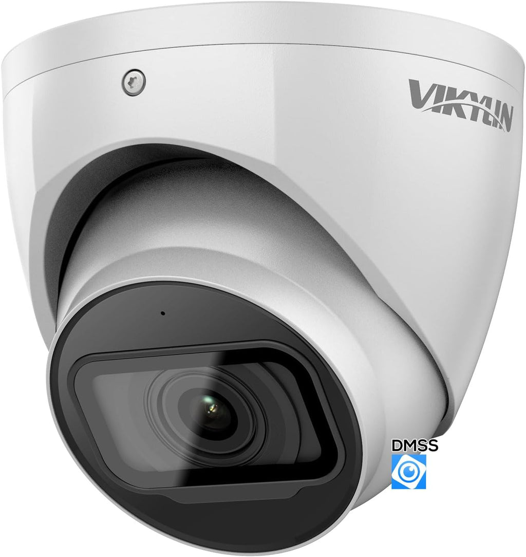 VIKYLIN 4K 8MP IP POE Security Camera,DMSS/SmartPss Lite