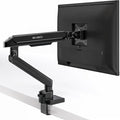 EVEO Premium Single Monitor Arm 14"–34", Adjustable Gas Spring Monitor Mount