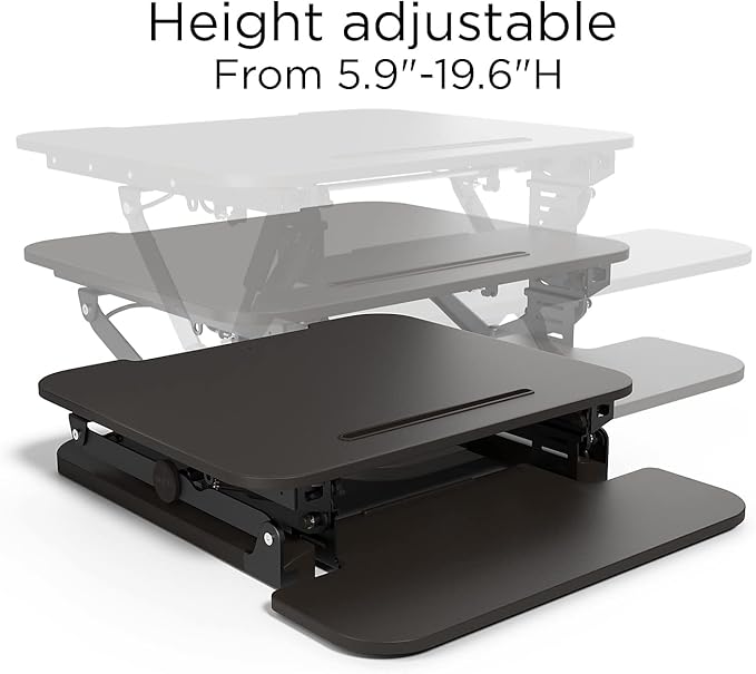 Union & Scale Staples Flexfit 27-inch Adjustable Desk Riser