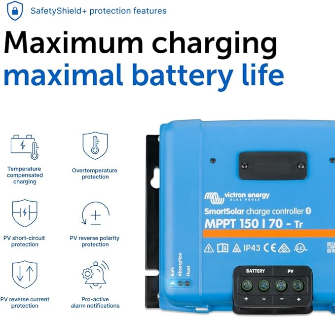 Victron Energy SmartSolar MPPT Tr Solar Charge Controller