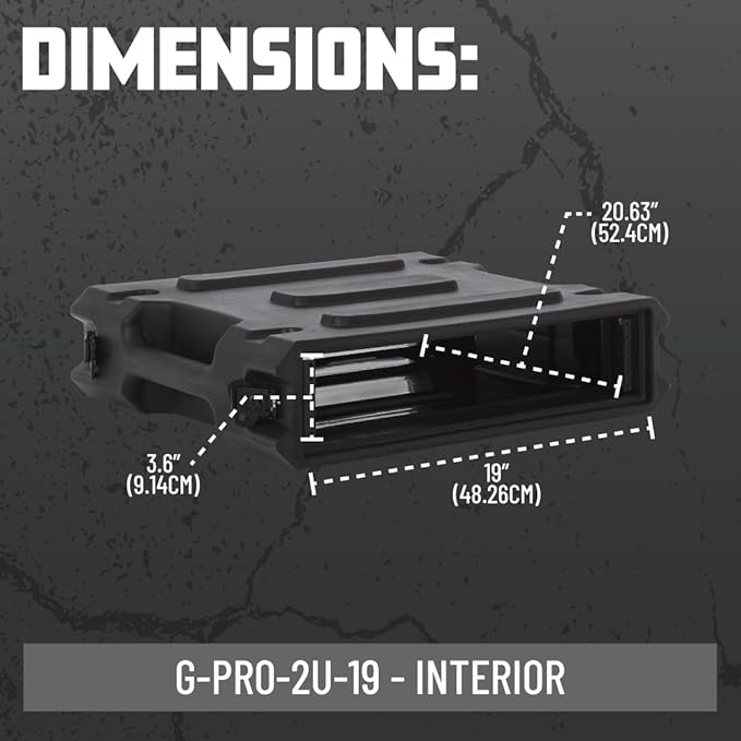 Gator Cases Pro Series 2U Rack Case
