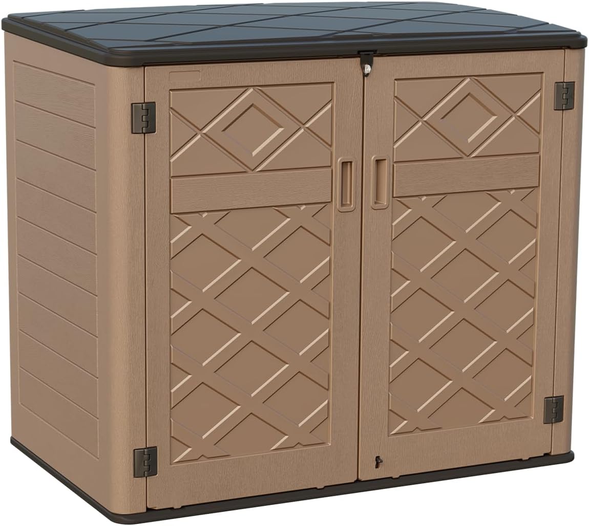 KINYING Metal Black Shelving for 48 Cu.ft Large Storage Shed, 51 in * 13 in, with Screws,Easy Assembly