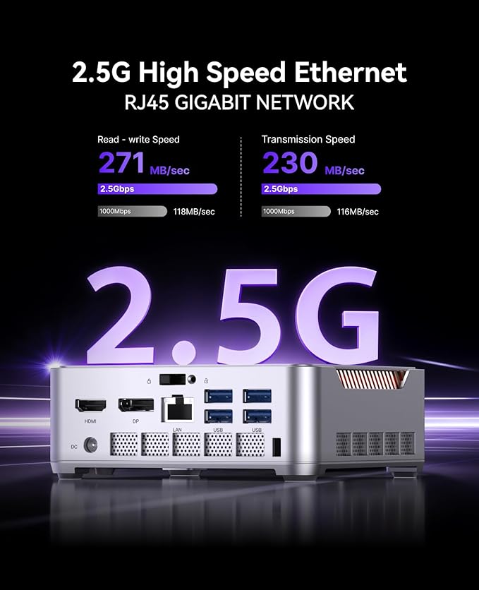 KAMRUI Hyper H2 Mini Gaming PC, in-tel Core i7-13620H Mini Computers, 32GB RAM