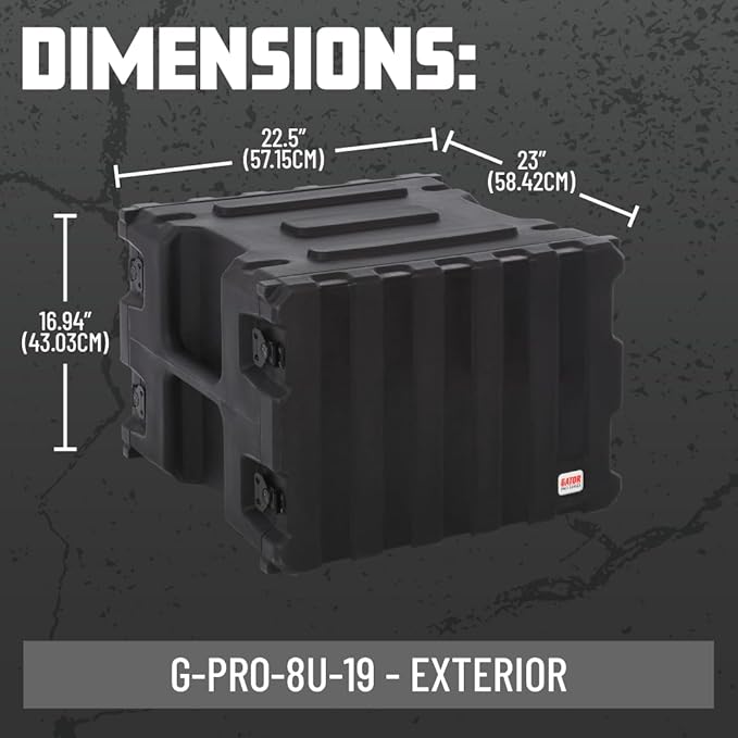 Gator Cases Pro Series 8U Rack Case