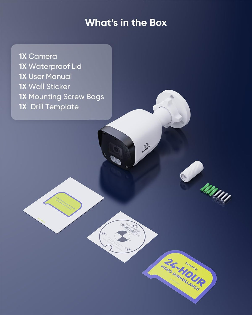 sannce 5mp poe security camera system, nvr with, view 9