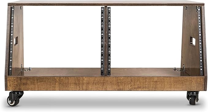 Sound Town DIY 2 x 8U Slanted Studio Rack