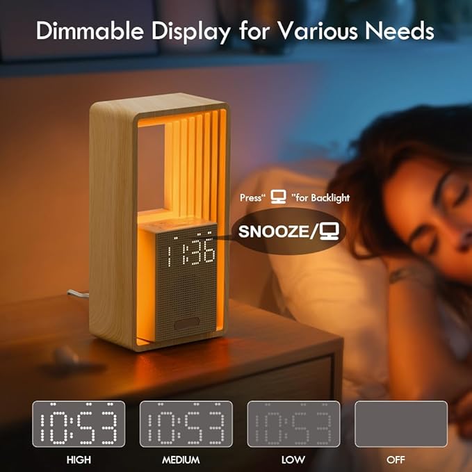 WILIT Digital Alarm Clock, Sunrise Alarm Clock
