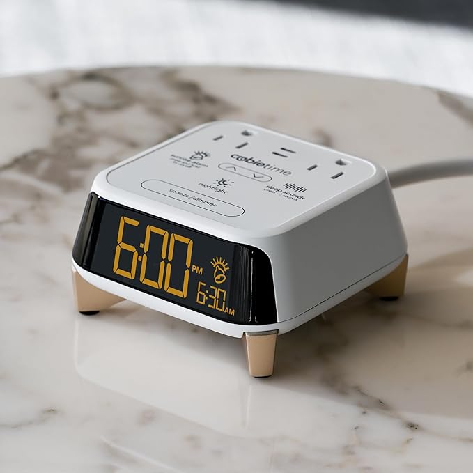 Brandstand CubieTime Zen White | Alarm Clock Charger
