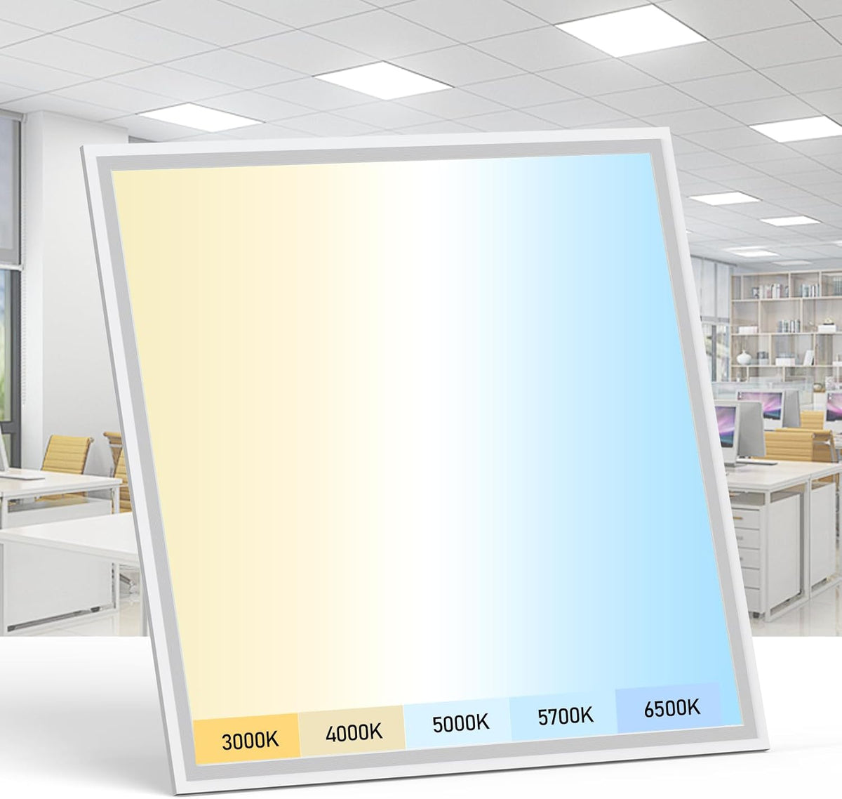 AIKVSXER 1 Pack 2x2 LED Flat Panel Light