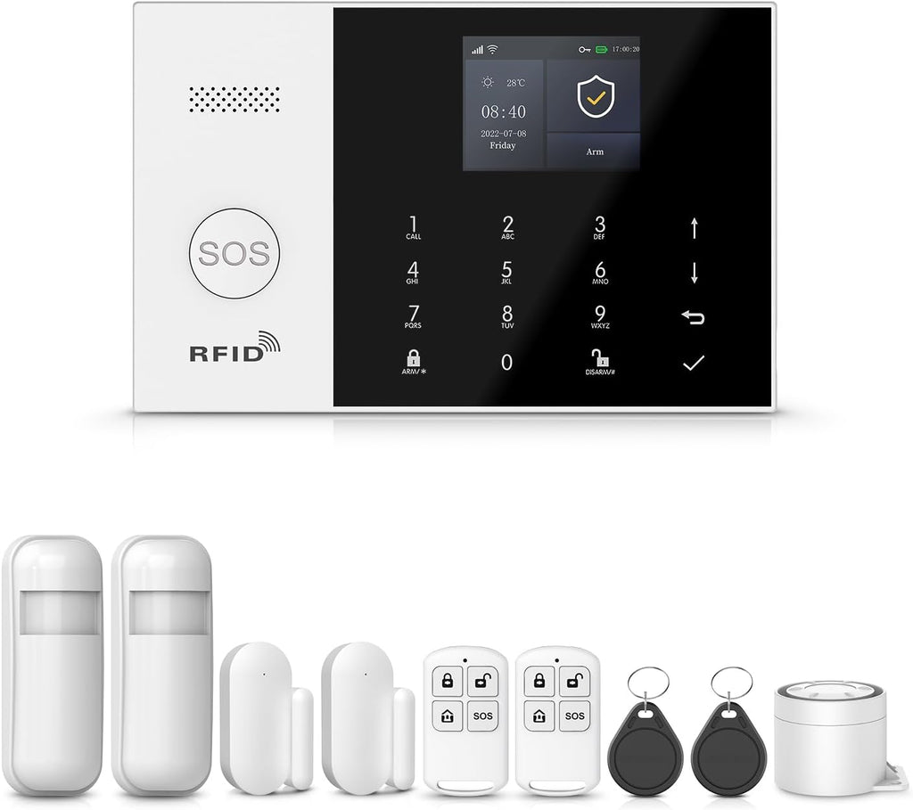 LWOHSI Smart Home Alarm, GSM 4G/WiFi Home Security Systems