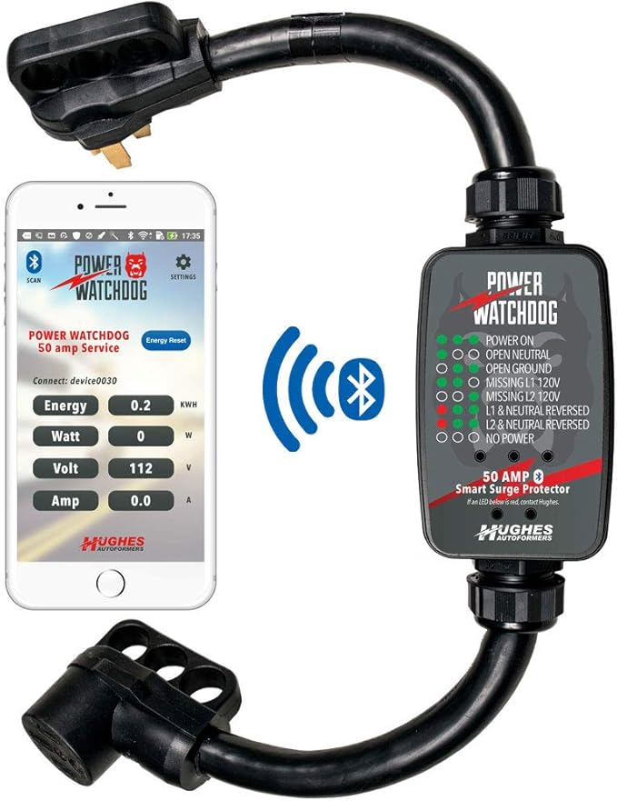 Power Watchdog PWD50 Smart RV Portable Surge Protector 50 Amp
