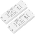 EMITEVER Triac Dimmable Driver, 2 Packs 50W Power Supply, AC 120V to DC 24V