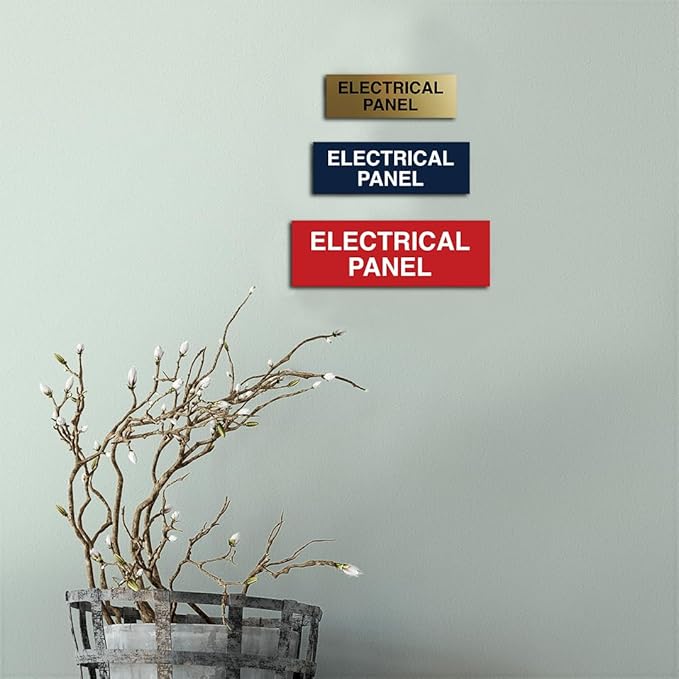 All Quality Basic Electrical Panel Sign (10 Pack)