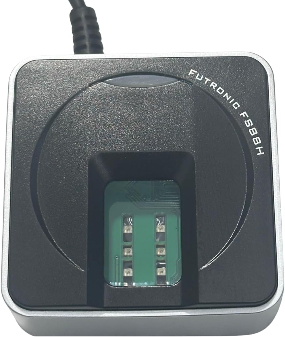 futronic fs88h fips201/piv usb 2.0 on a desk or shelf