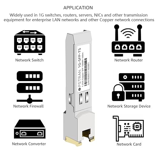 OPSTRAN 1000BASE-T SFP RJ45 Copper Transceiver Module Compatible