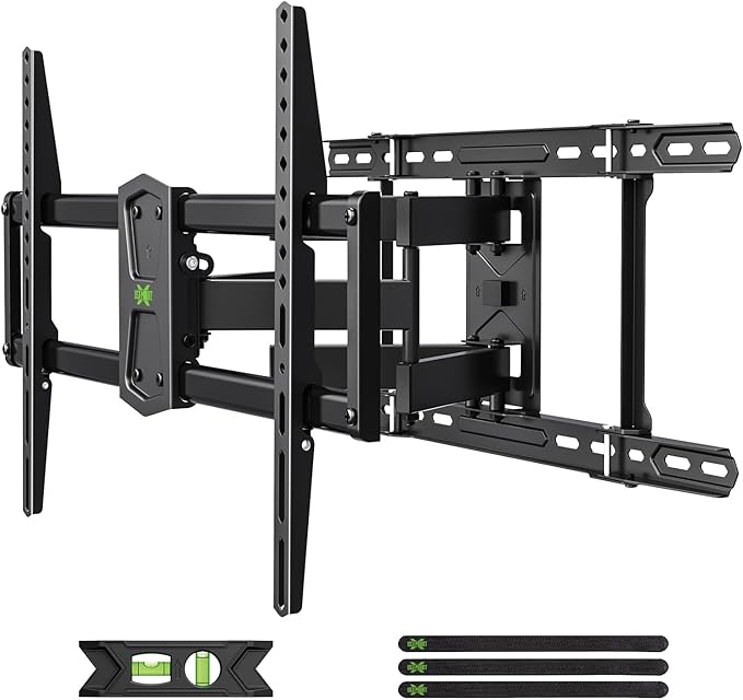 USX Mount Full Motion TV Wall Mount 42"-84" TVS, Fits 16" 18" or 24" Studs