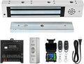 Door Access Control System Outswinging 600lbs Magnetic Lock Kit Build-in Alarm
