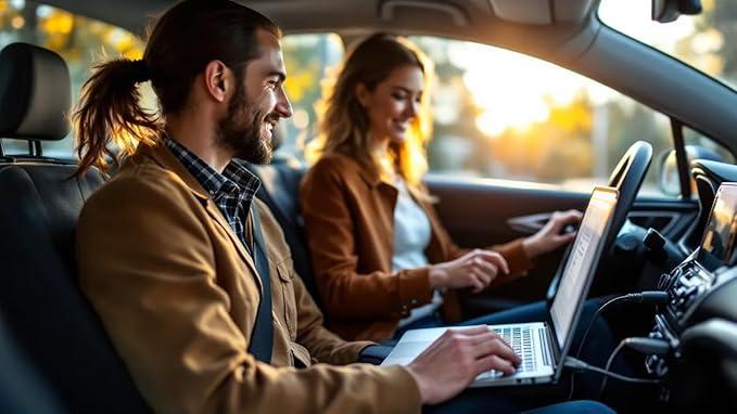 USB-C Laptop CAR Charger Power Adapter: