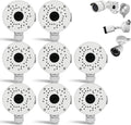 Metal Aluminum IP66 Waterproof Bullet Security Camera Junction Box, 8Pack