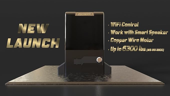 Blütezeit 6300lb WiFi Sliding Gate Opener App Control, Extra Heavy Duty