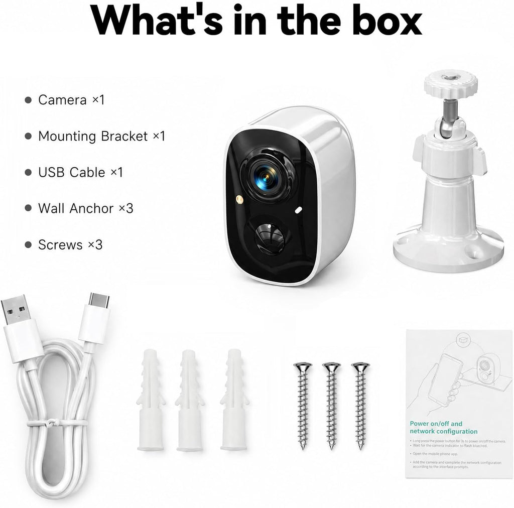2k security cameras wireless outdoor,wifi cameras for home, view 9
