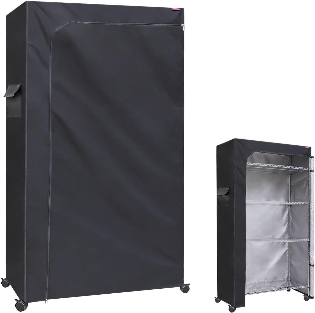 Shelf Dust Covers for Wire Shelving, Fits 48" W x 18" D x 72" H Rack