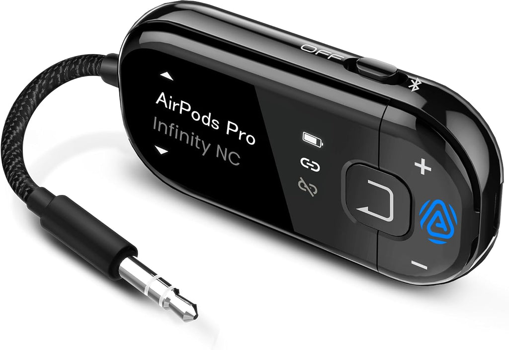 Avantree Voyager – OLED Display & Latest Auracast Bluetooth 5.4 Adapter