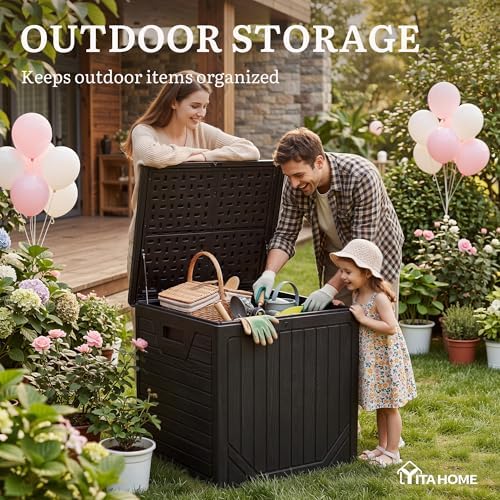 YITAHOME 150 Gallon Large Outdoor Deck Box