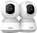 Hugolog 3K 5MP Indoor Pan/Tilt Security Camera (2pcs)