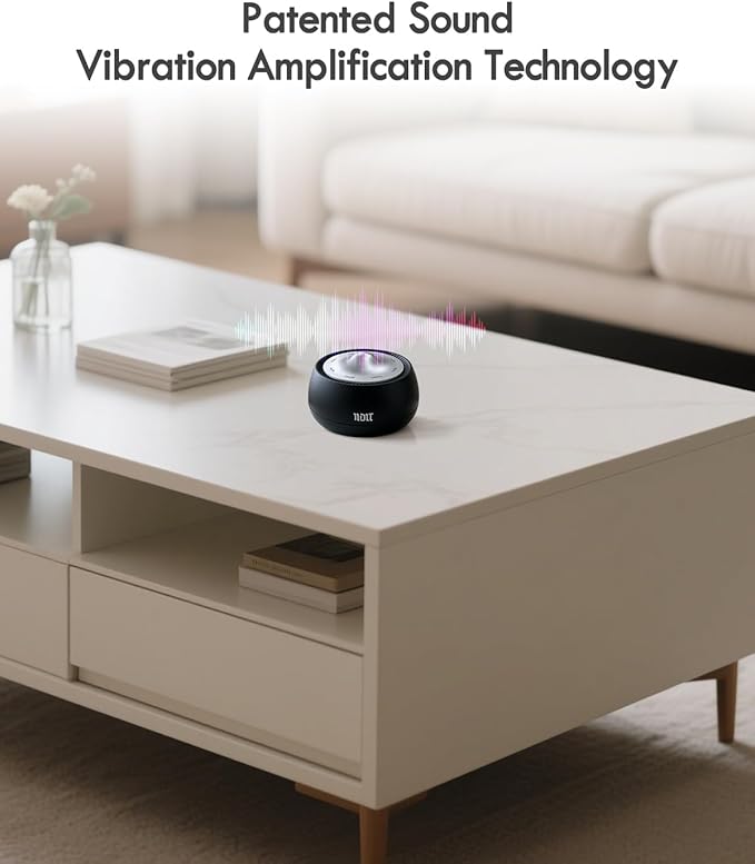 Portable Electronic Tibetan Singing Bowl, 8 Healing Frequencies, Auto/Manual